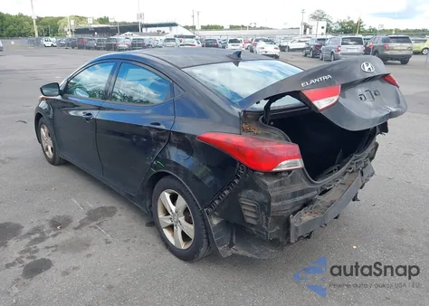 2013 Hyundai Elantra Gls из США, поврежденный, VIN KMHDH4AE1DU654222